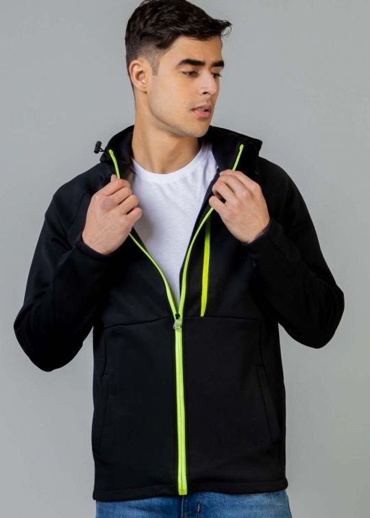 Premium Black Neon Jipper Jacket